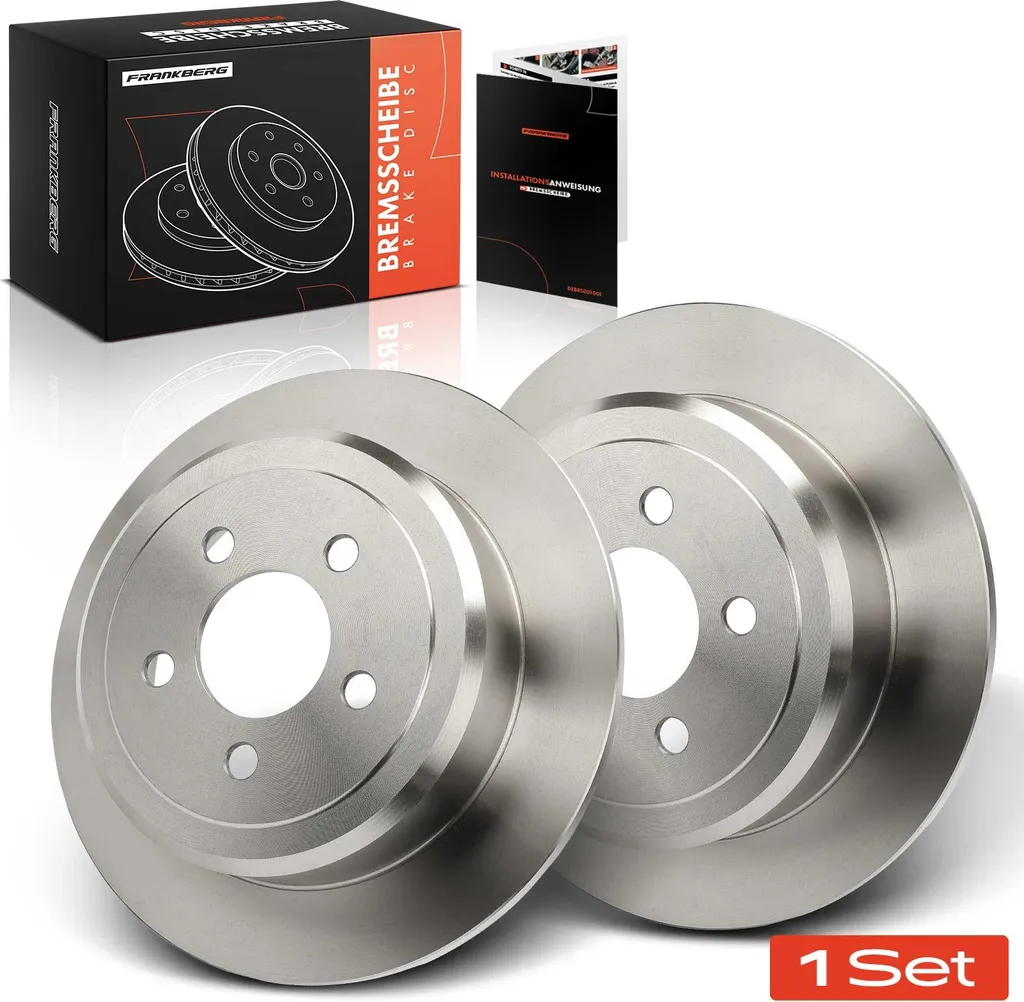 2 Disques de Frein Arrière Frankberg pour Dodge Nitro et Jeep Cherokee KK