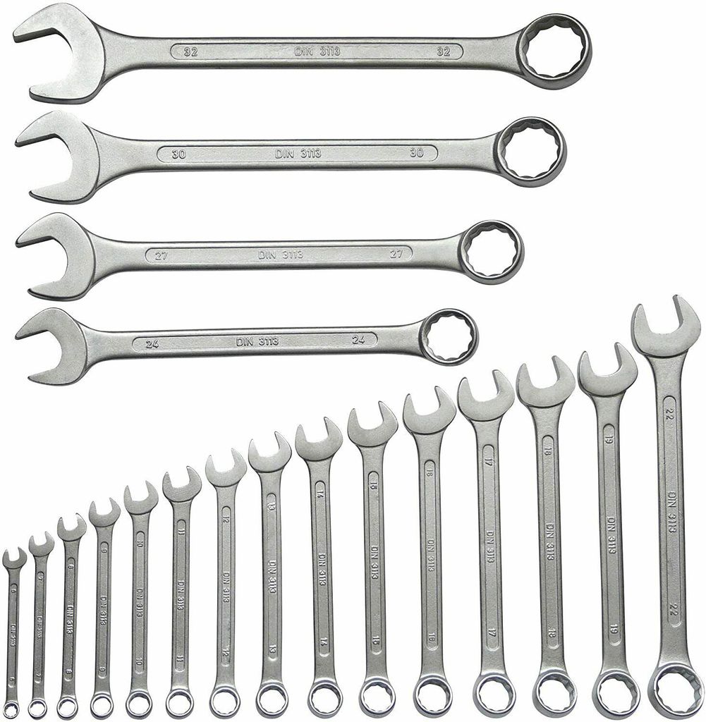 FAMEX 10344-19 Ring-Maulschlüssel Satz - Schraubenschlüssel Produktbild 