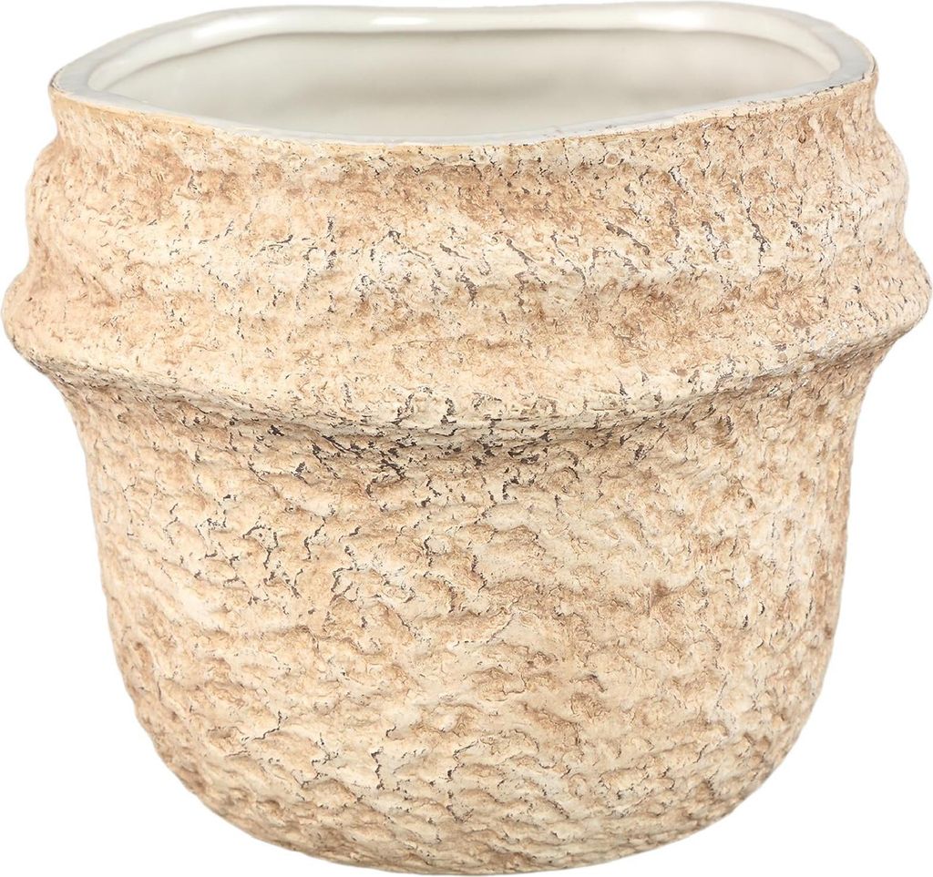 PTMD - Topf Mauvi - Beige - 19,5 x 19,5 x 17 cm