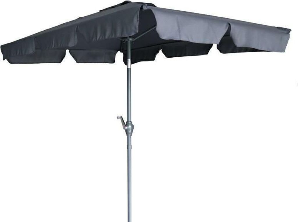 Parasol ogrodowy DENVER 2x1,3m ciemnoszary regulowany Zdjęcie produktu 