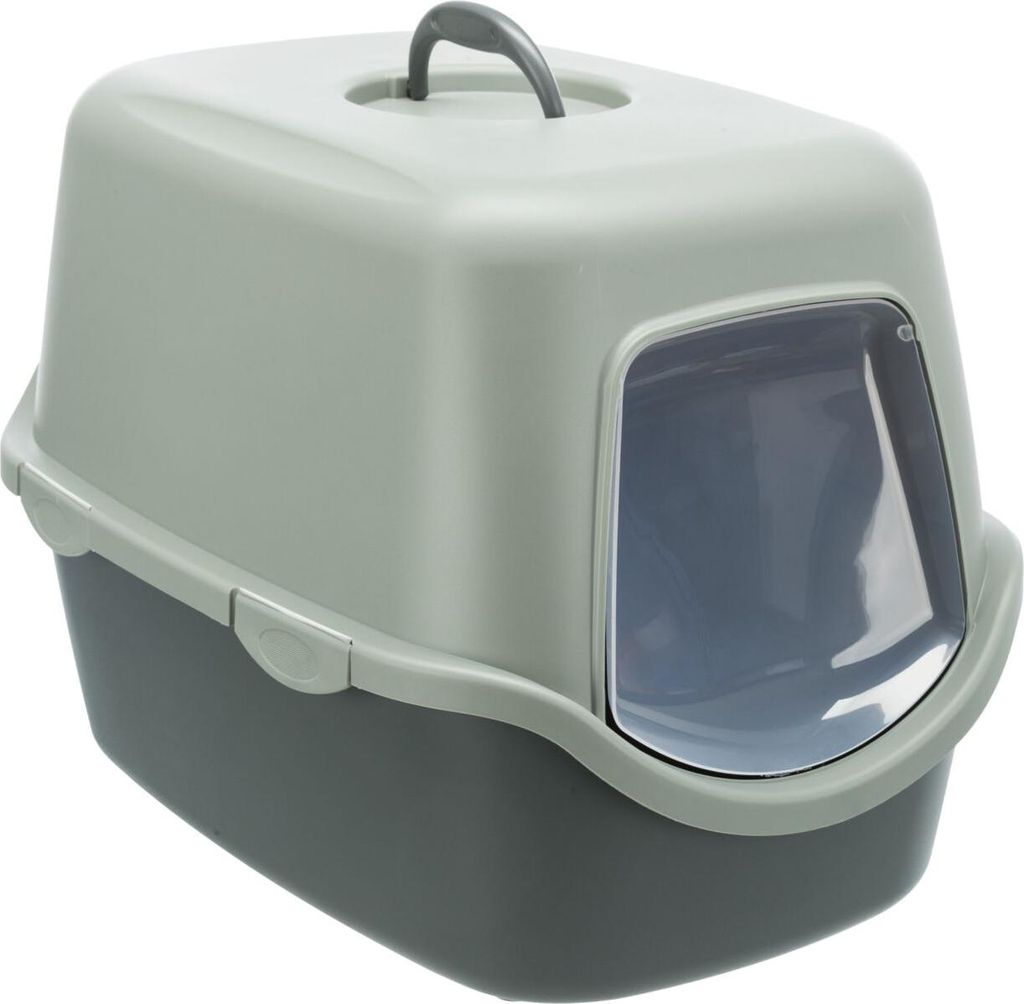 TRIXIE Katzentoilette Vico - anthrazit/grau-grün - 40 × 40 Produktbild 