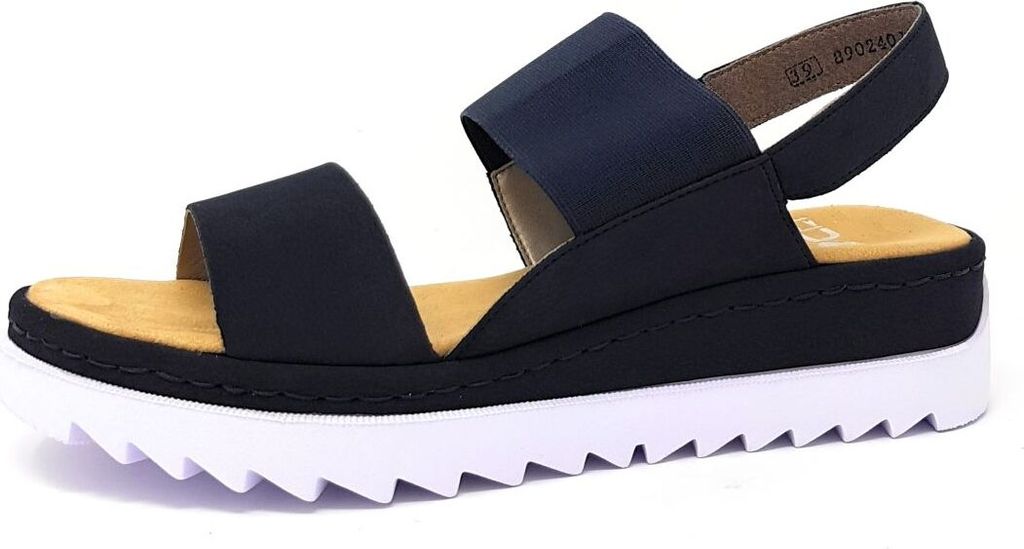 Rieker Damen Klassische Sandalen V44B1-14 Farbe: Blau Größe: 36