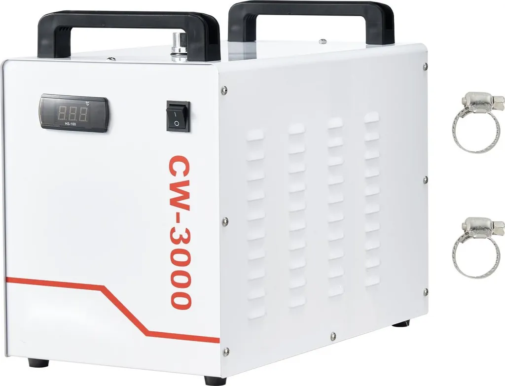 Refroidisseur d'eau pour machine laser - CW-3000 stable 10 l/min 9L