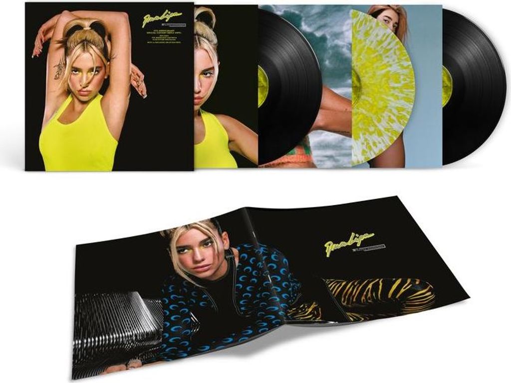 Dua Lipa: Dua Lipa: Future Nostalgia (5th Anniversary) (Special Edition) (1x Splatter / 2x Black Vinyl) - Universal Music - (LP / F)