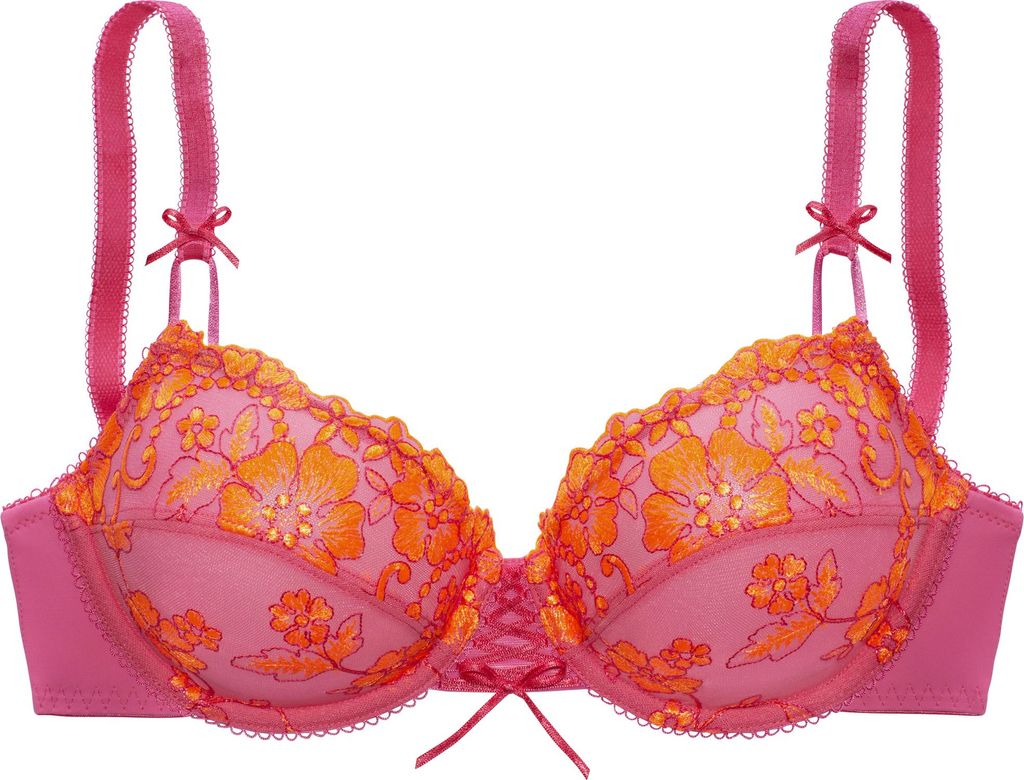 LASCANA Bügel-BH pink-orange Größe 90 Cup E
