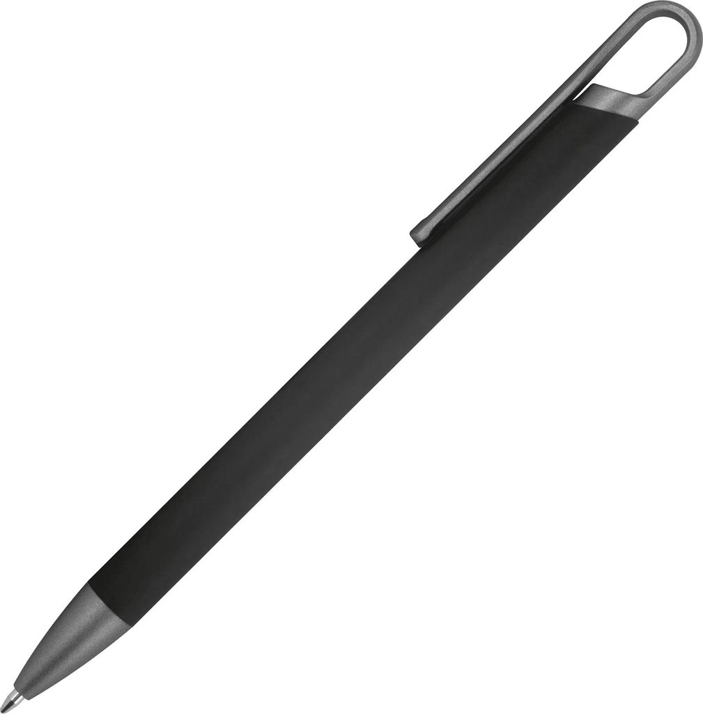 Gummierter Soft Touch Gel Kugelschreiber aus Metall / Produktbild 