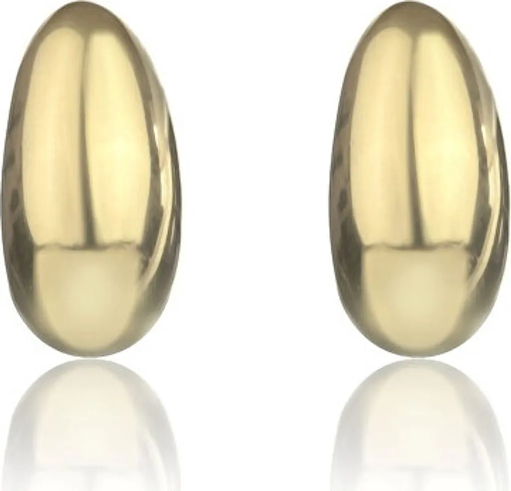 Orecchini discreti in acciaio placcato oro Tear Drop Katie EWE24048G - 2