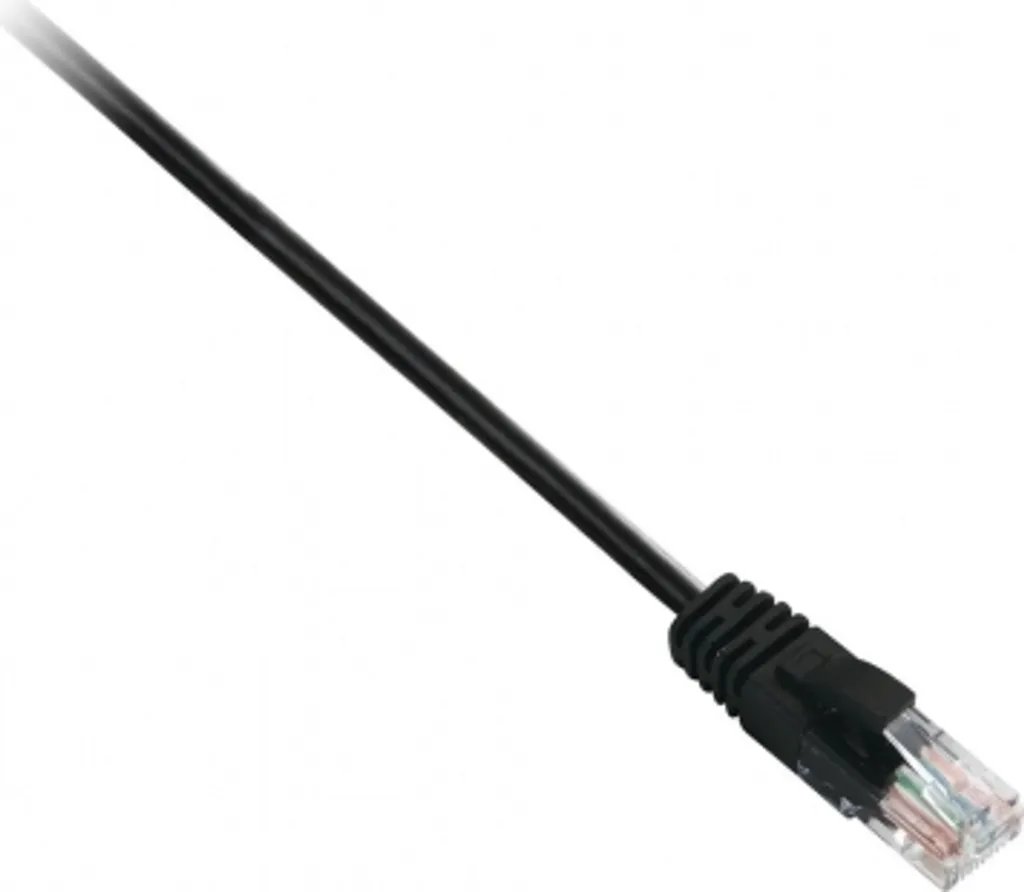 Câble RJ45 Cat6 UTP 5m V7 rigide haute performance noir V7CAT5UTP-05M