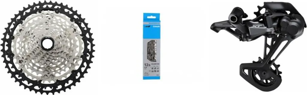 Cassette VTT 12V Shimano Deore XT CS-M8100 pour Groupe Performance