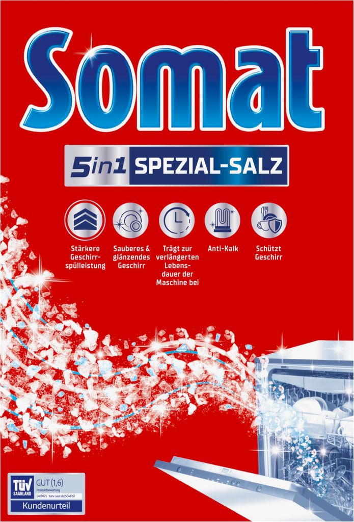 Somat Spülmaschinensalz Somat Spezial-Salz, 1,2 kg Packung Produktbild 