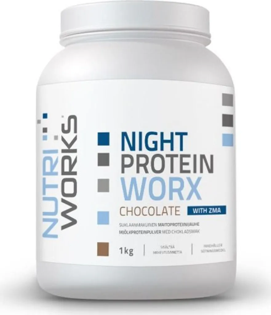 Protéine de Nuit Night Protein Worx 1kg - Caséine Saveur Chocolat