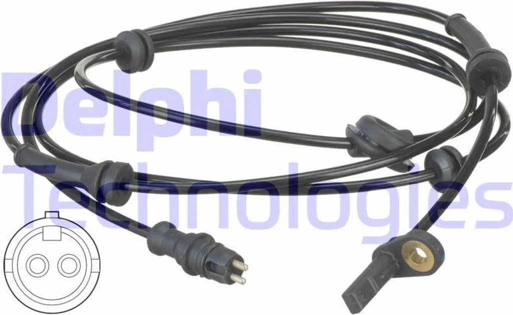 Capteur de vitesse de roue ABS pour utilitaire Fiat Doblo Delphi