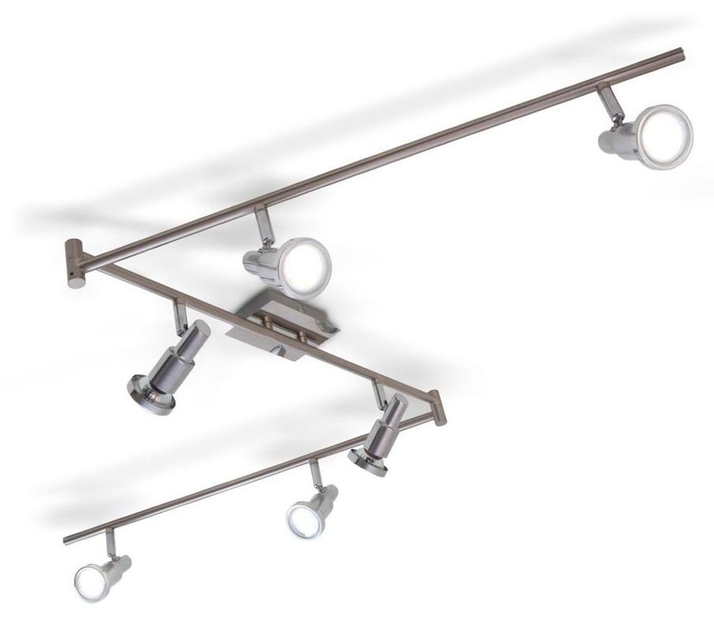 Plafonnier LED barre lumineuse 6 spots éclairage plafond Image du produit 