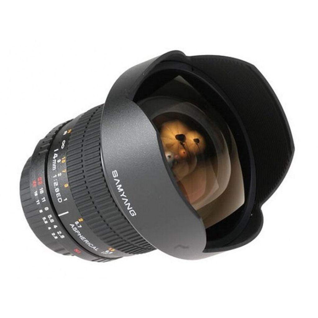 Samyang 14mm f/2.8 IF ED UMC Aspherical, MILC/SLR, 14/12, Ultraweitwinkelobjektiv, 0,28 m, Manuell, 1,4 cm