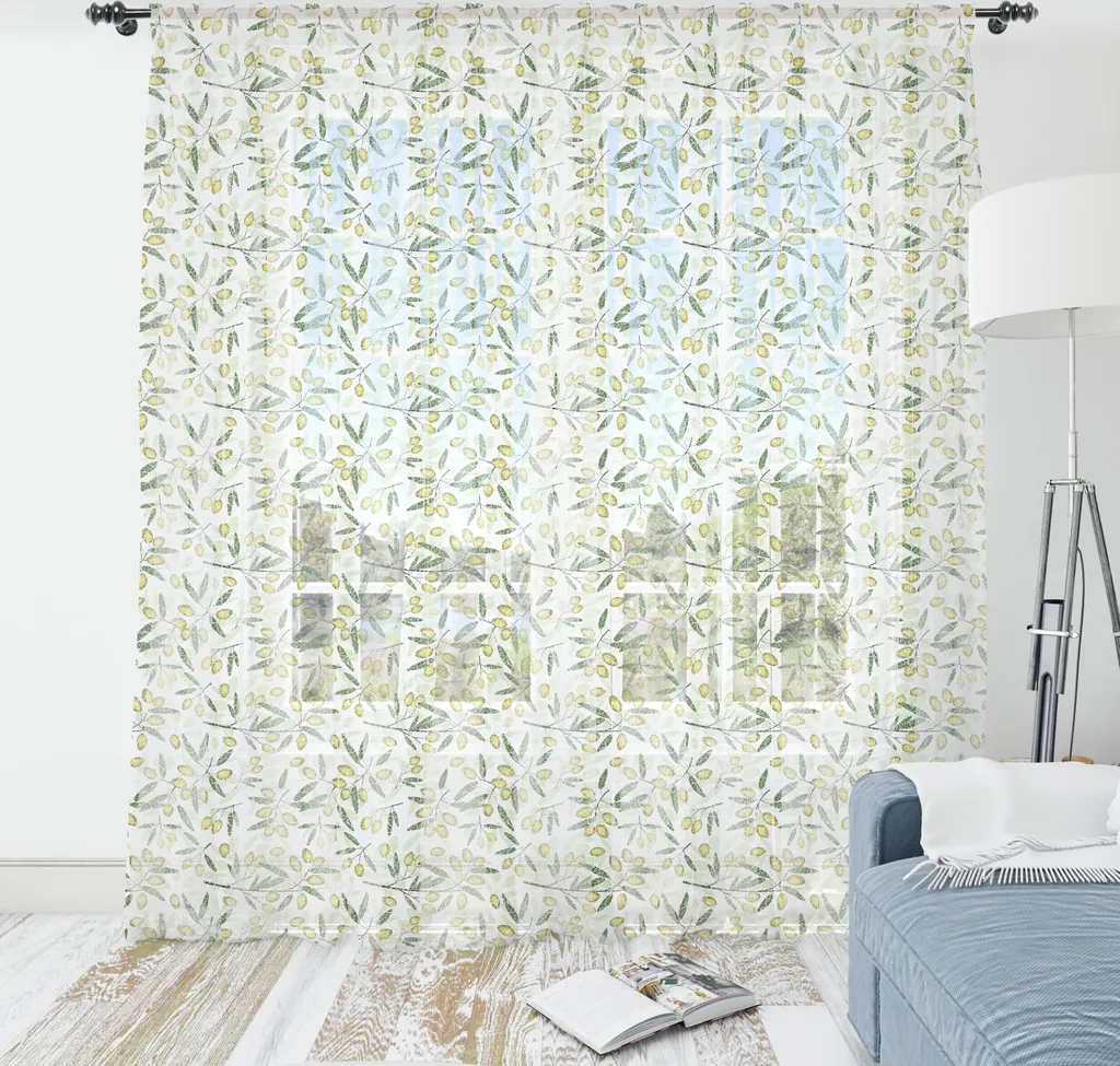 Arazzo ABAKUHAUS Ulivo Satinato 210x274 - Verde Botanico Moderno