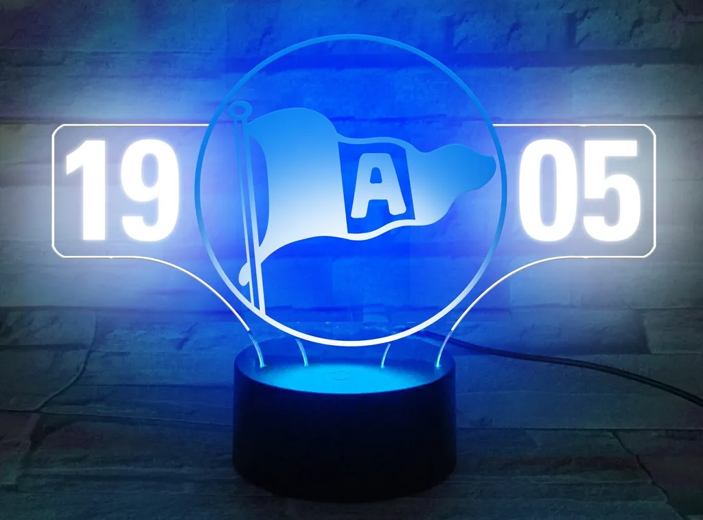 Specifiche Lampada LED Arminia Bielefeld 1905 - Alta Qualità Blu