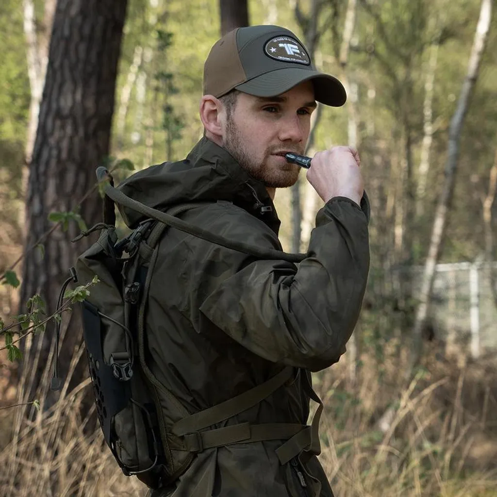 Sac à dos d'hydratation pour marche commando et trekking 2L Vert Olive - 7