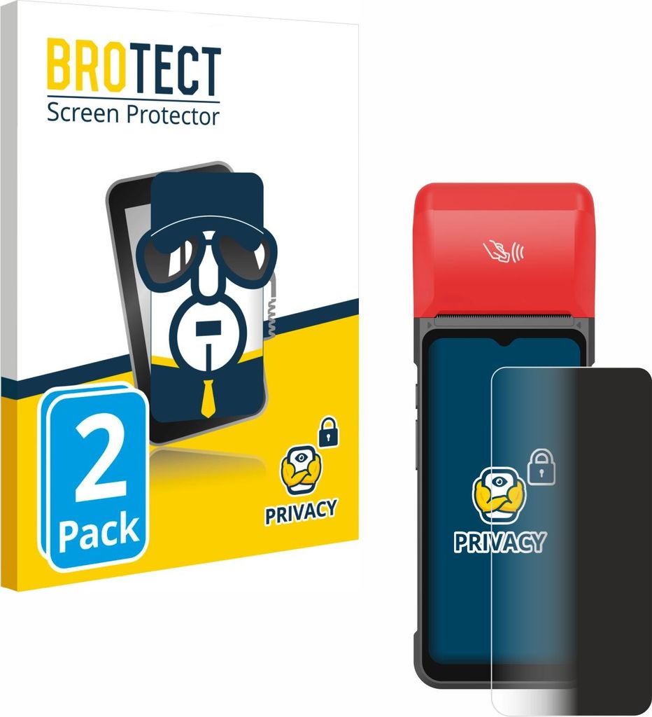 2x BROTECT Sichtschutzfolie für iMin Swift 2 Pro Anti-Spy Privacy Sichtschutz Blickschutz Folie Blaulicht-Schutz