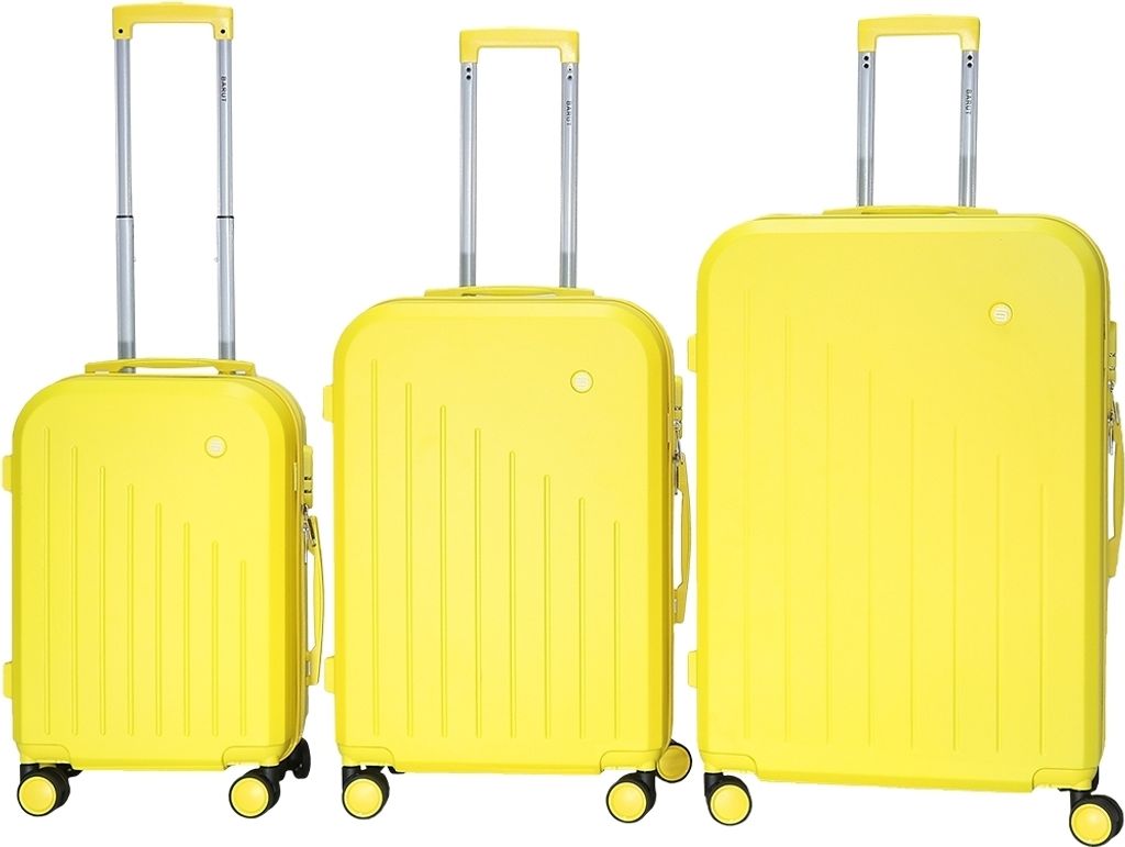Barut Reisekofferset Ares 3-teilig Gelb MS-19047