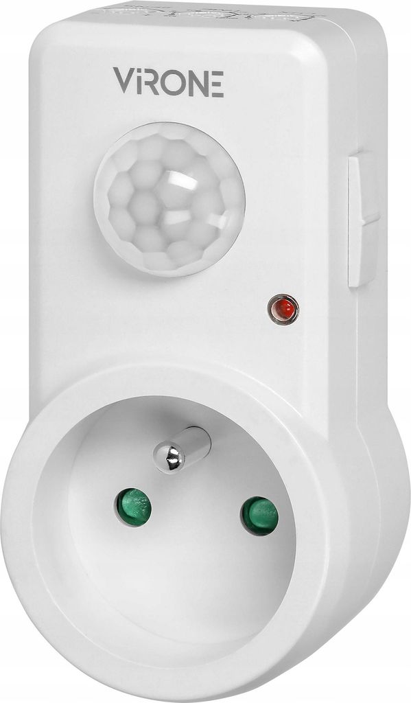 Virone | Bewegungsmelder MS-1 - Weiß - Automatisierung - PIR-Sensor - Dämmerungserkennung