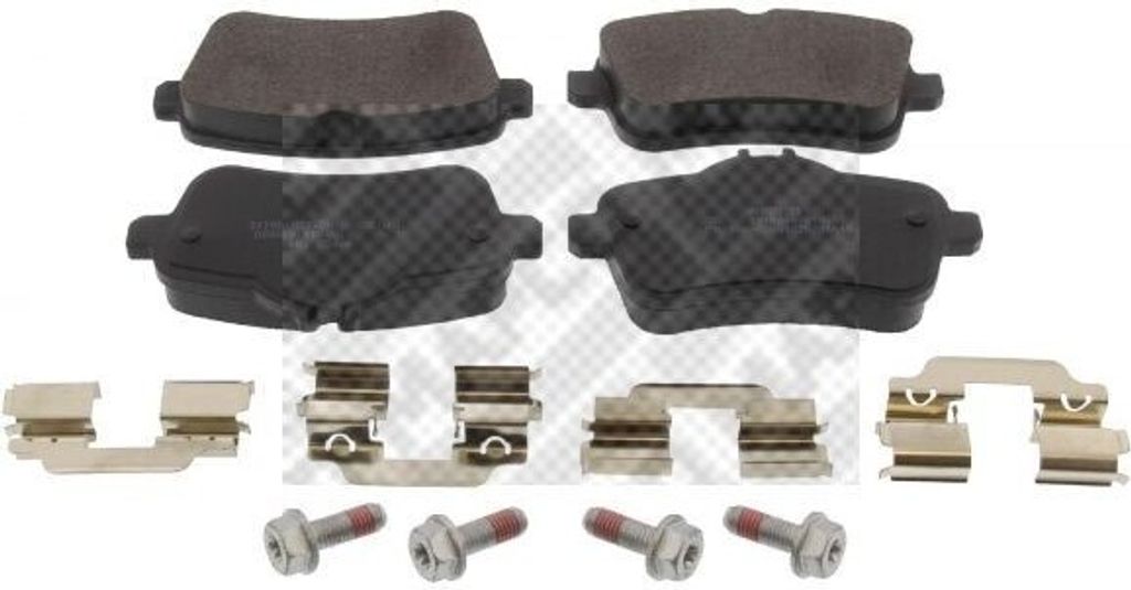 MAPCO Bremsbeläge Satz Hinten passend für MERCEDES-BENZ M-Klasse (W166) 6951