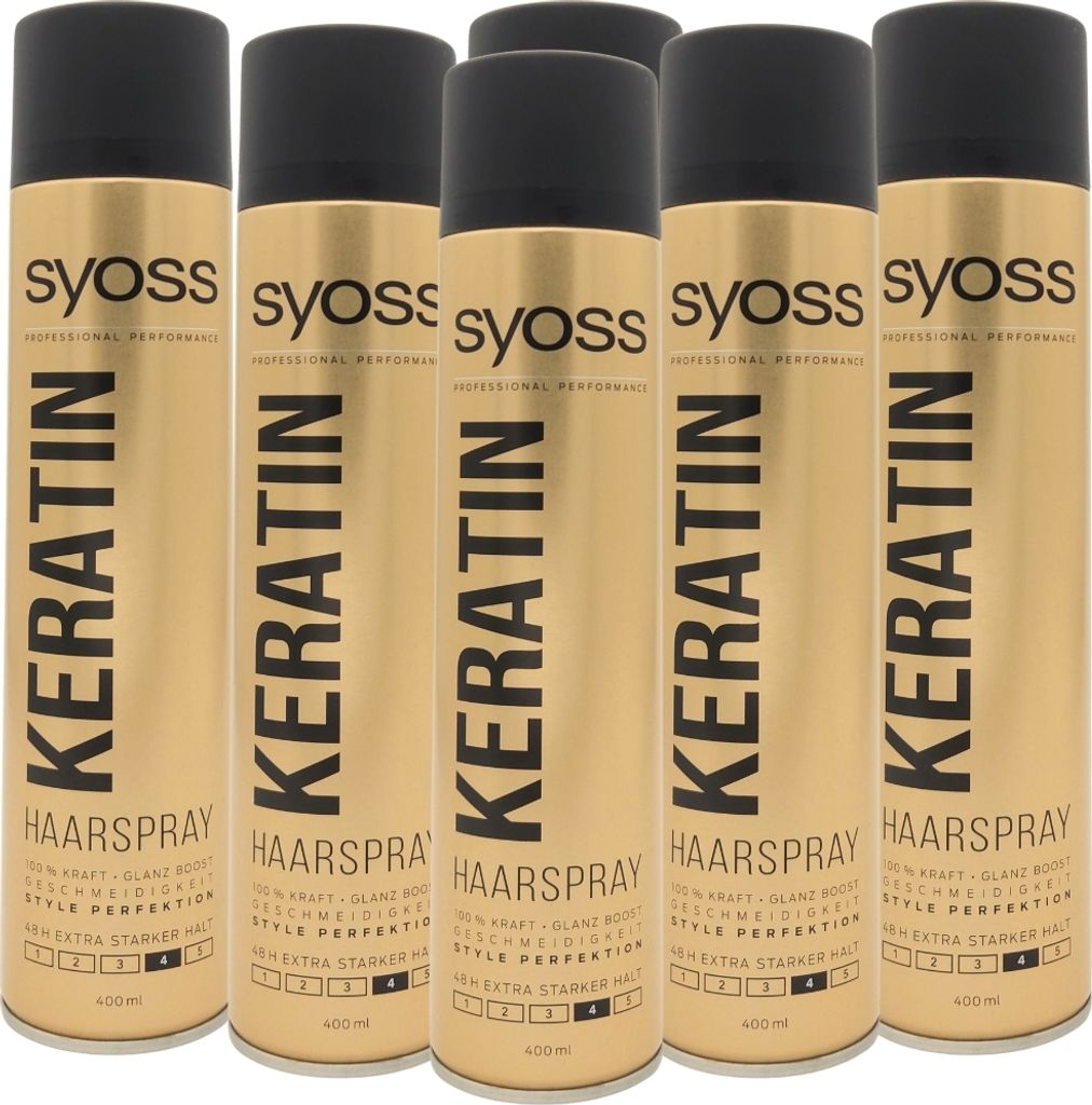 Syoss Keratin Haarspray - 48 Std. Mega-Halt, Glanz & Schutz Produktbild 