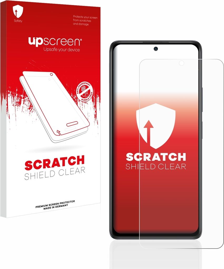 upscreen Schutzfolie für Xiaomi Redmi Note 10 Pro / Max Displayschutz Displayschutzfolie Folie Klar Transparent