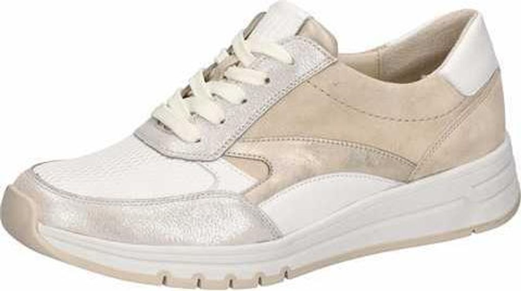 Waldläufer 957003 701 748 Damen Sneaker April Beige, Beige, Gr. 8