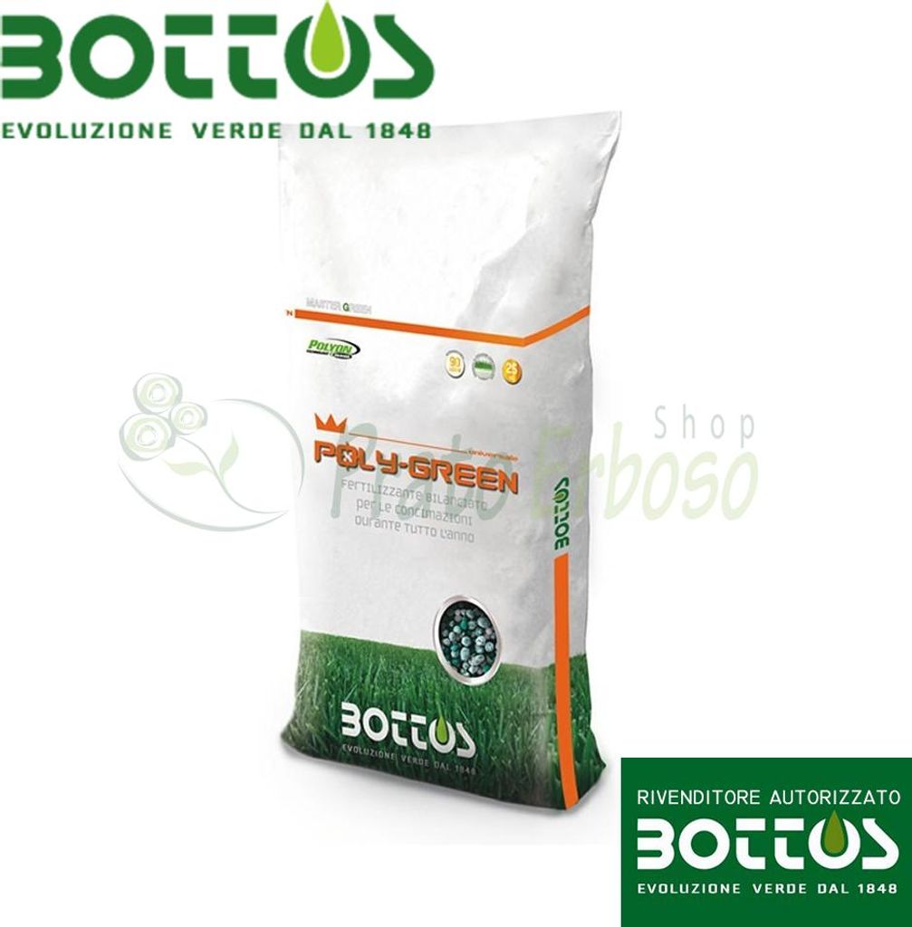 Bottos Poly Green 18-8-12 - 25 kg Rasendünger