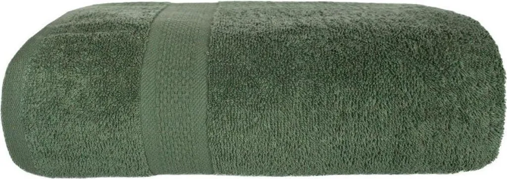 Telo Bagno Leo 50x90 Verde 100% Cotone 450g Morbido - Offerta Online