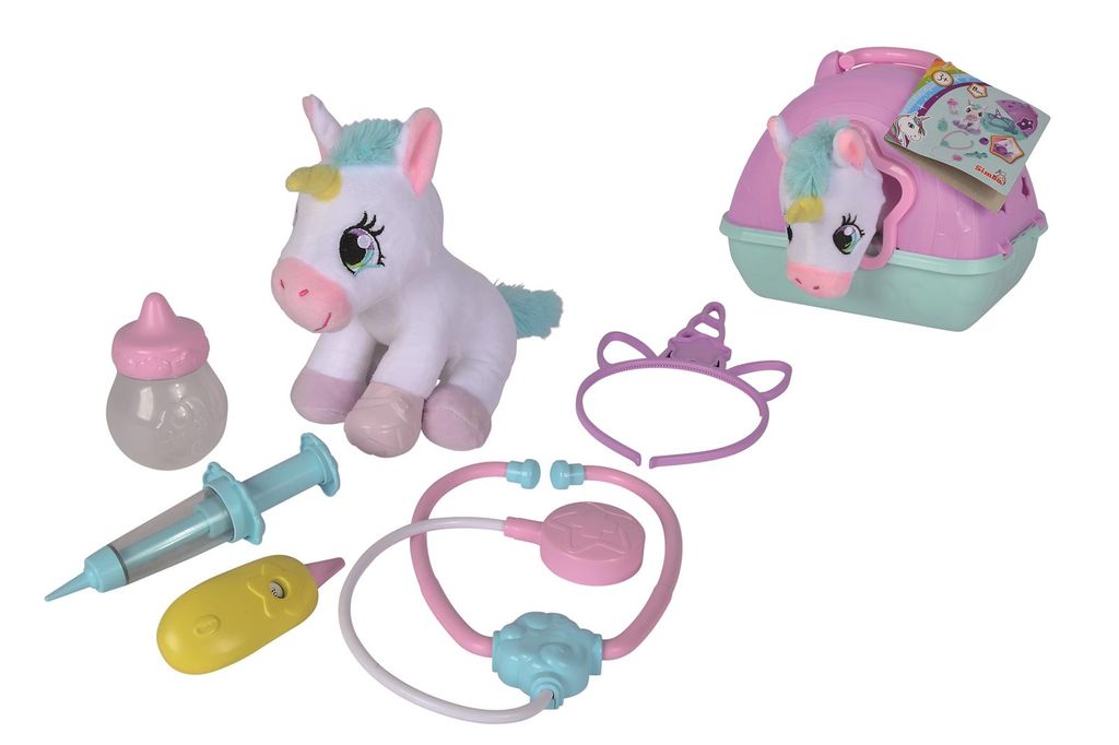 Doktorkoffer mit Plüsch Einhorn Produktbild 