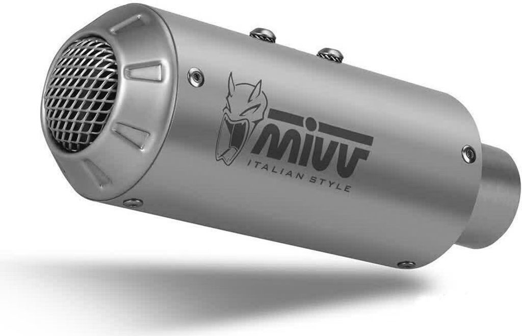 MIVV Mk3 Komplettauspuff aus Edelstahl für YAMAHA YZF R125