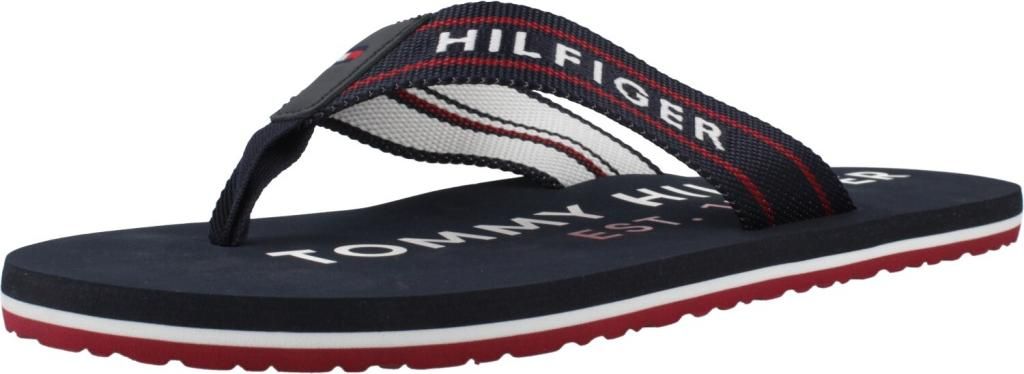 Tommy Hilfiger Sporty Beach Slipper  Blau - Große 44 Produktbild 
