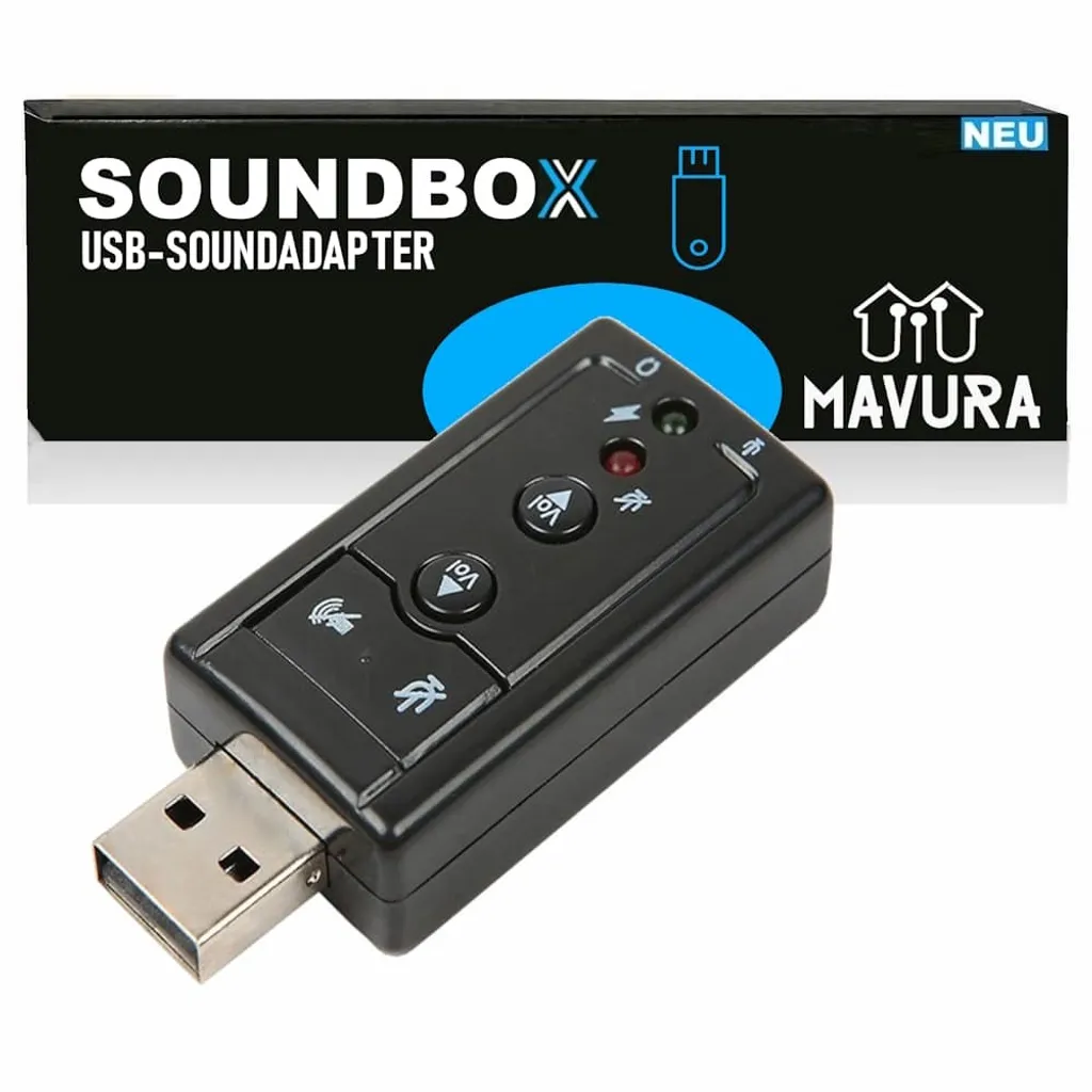 SOUNDBOX Scheda Audio USB Esterna 7.1 | Suono 3D per Vecchi PC