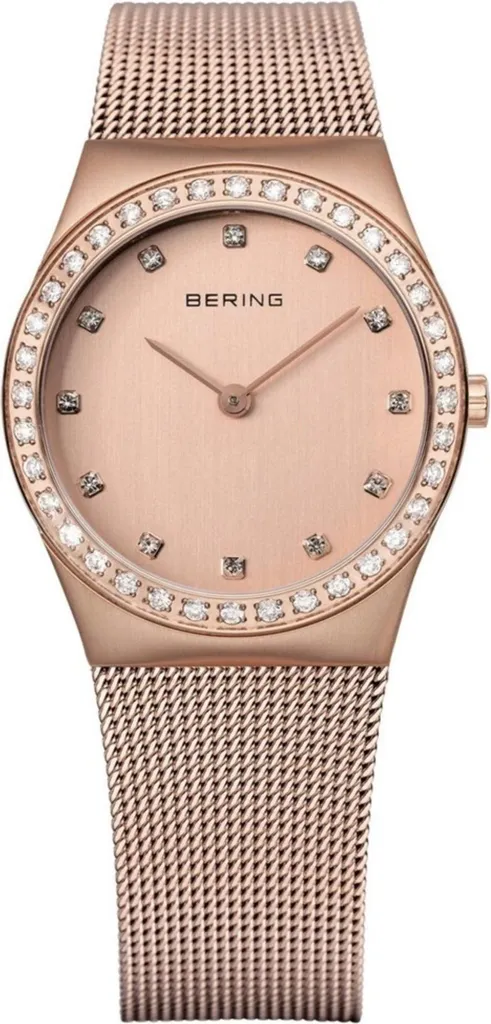 Bering 12430-366 Orologio Donna Classic Oro Rosa con Maglia Milano