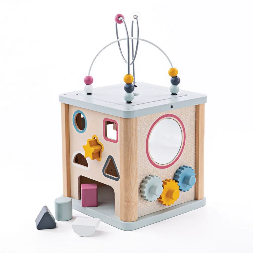 Cube d'éveil motorisé pour occuper bébé et développer sa dextérité - 12