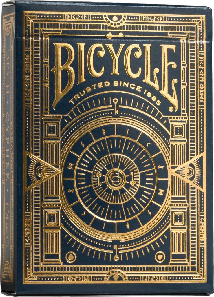 Bicycle Cypher, 56 szt., Czarny, Złoto, 1 płyt(y), 4 Zdjęcie produktu 