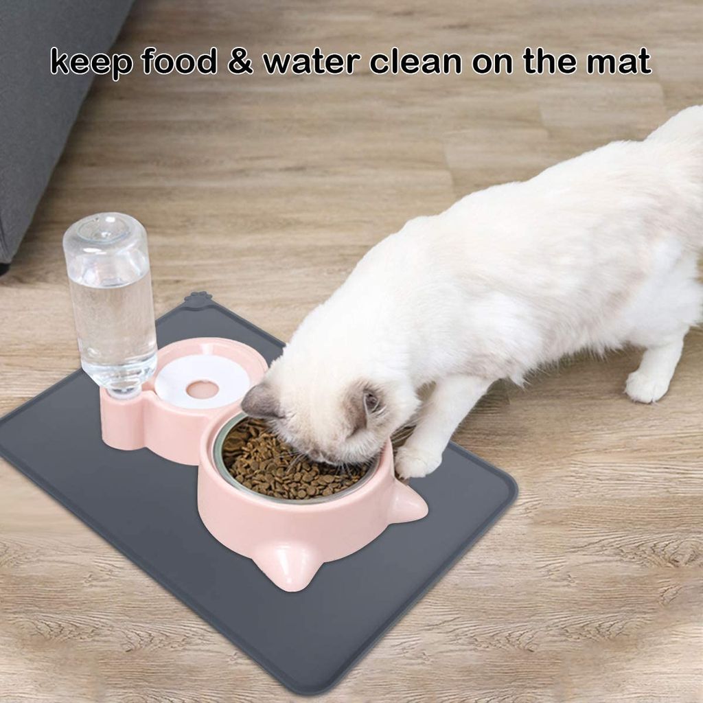 Tierfuttermatte Hundenapf Matte Katze Futtermatte Wasser Tischset