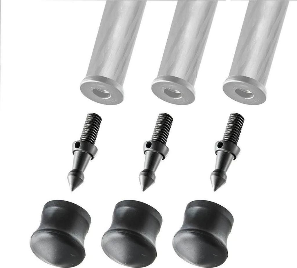 Gitzo Gsf38s Gummifüße Stativ 38 Mm Silber Silber One Size