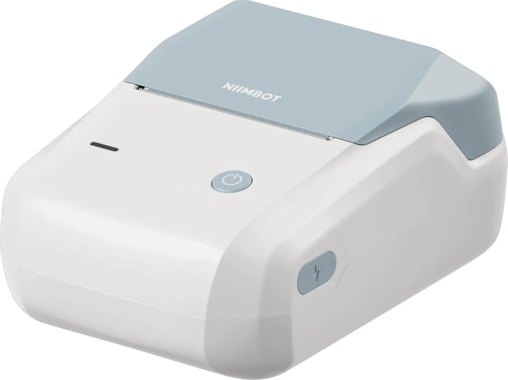 Imprimante d'Étiquettes Sans Encre Niimbot B1 50 mm Haute Résolution Bleu