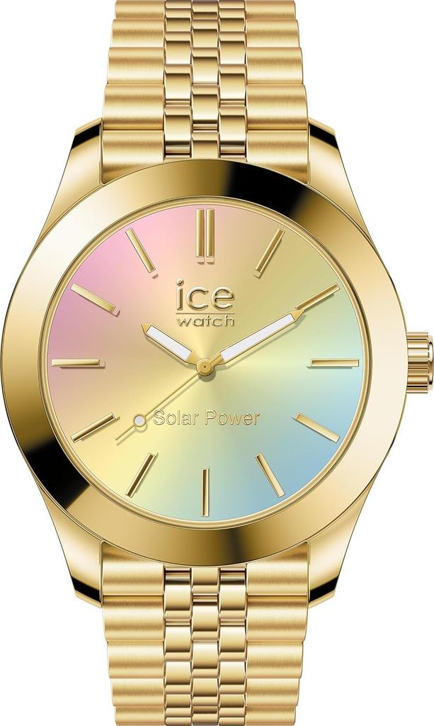 Montre ICE-WATCH Ice Steel Gold - Cadran Or, Bracelet Acier Inoxydable, étanche 10 ATM - 11