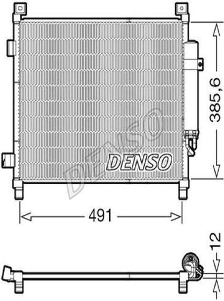 Kondensator, Klimaanlage DENSO DCN46031