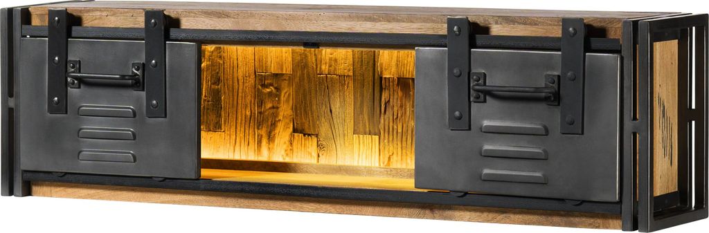 MASSIVMOEBEL24 | Étagère murale en bois de Manguier / Bois Image du produit 