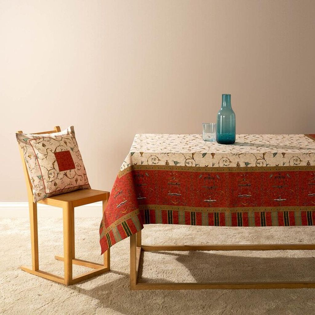 Bassetti TISCHDECKE TWILL OPLONTIS ROT 150x250 *9322737 FS Immagine del prodotto 