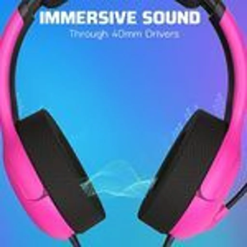 Micro-casque Gamer Stéréo Rose PDP Airlite compatible Console PS4 PS5 - 8
