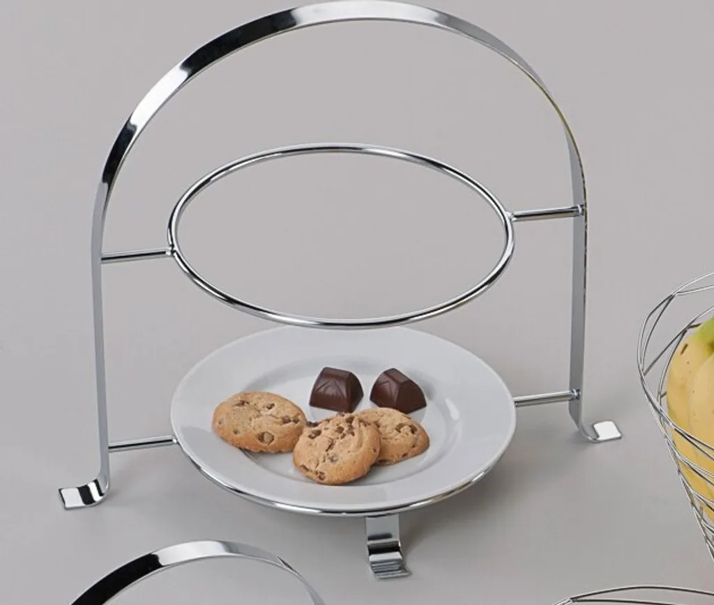 Support de Service Robuste en Métal Noir APS pour un Buffet Structuré - 2