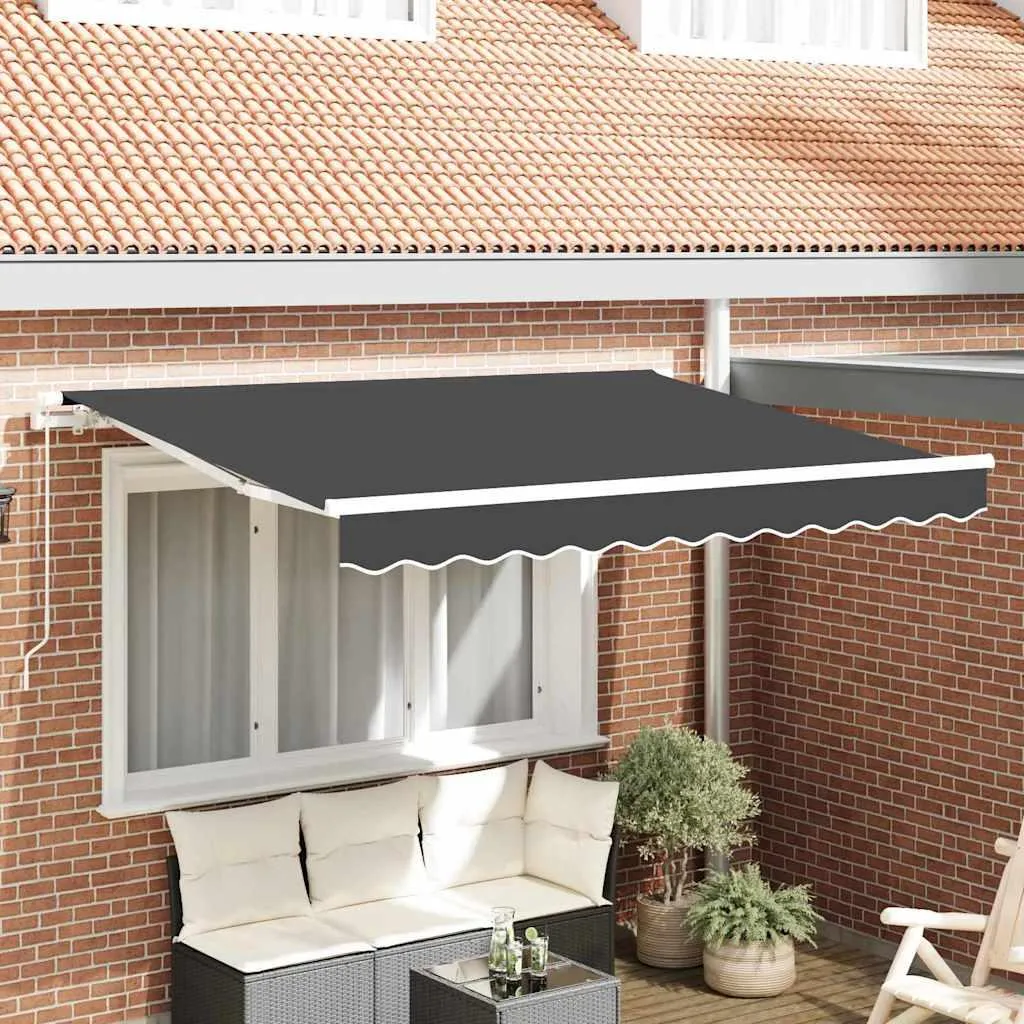 Telo Ricambio Tenda da Sole 280 x 195 Antracite - Protezione UV Esterni