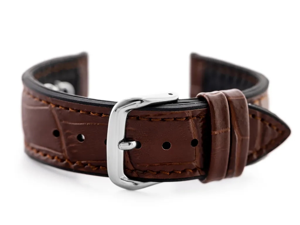 Ricambio Cinturino U18 22mm Nero/Bronzo - Design Moderno in Gomma