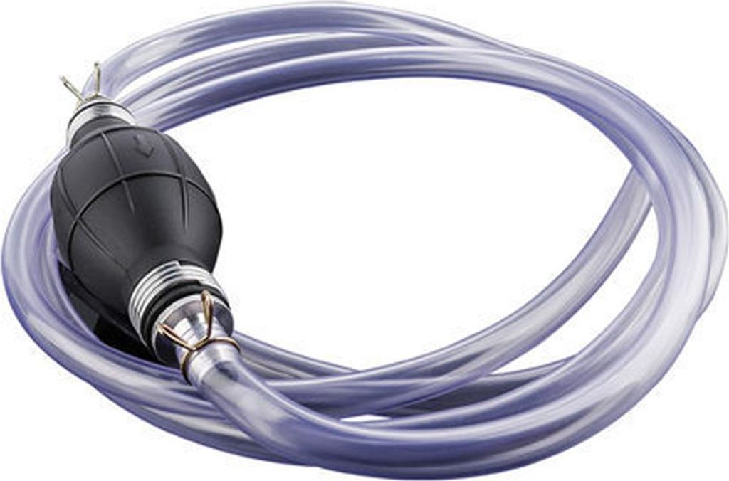 Gas-Siphonpumpe Handbetriebene Kraftstoffpumpe mit 2 m Schlauch Tragbare manuelle Siphonpumpe für Wasser, Benzin