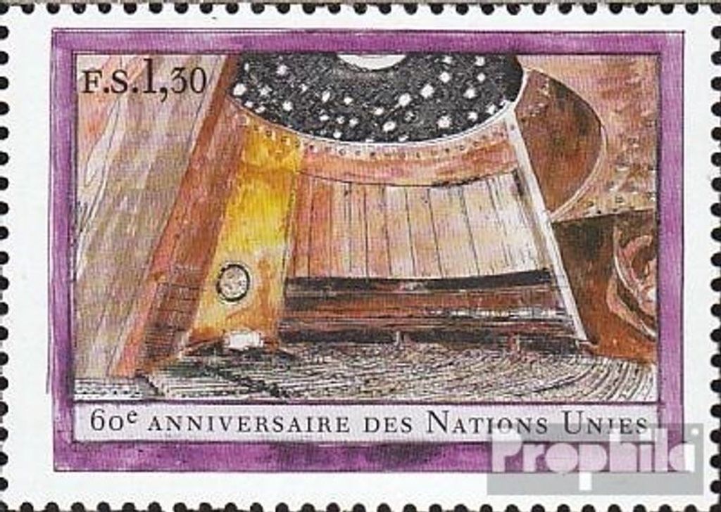 Briefmarken UNO - Genf 2005 Mi 508 (kompl.Ausg.) postfrisch 60 Jahre UNO
